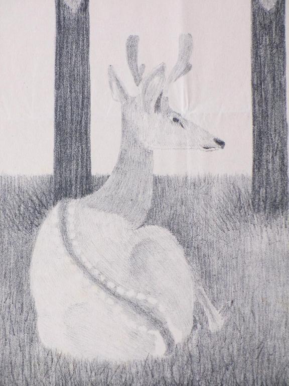 Samuel Jessurun de Mesquita, Barasinga-hert, Litho 1916- kopen? Bied vanaf 80!