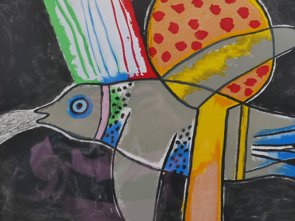Corneille Groot litho in aluminium lijst kopen? Bied vanaf 260!