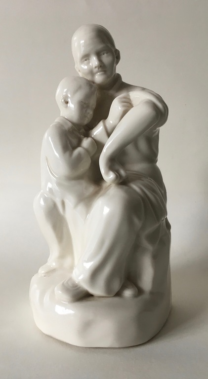 Blanc de Chine sculptuur moeder met kind - China - 2e helft 20e eeuw kopen? Bied vanaf 1!