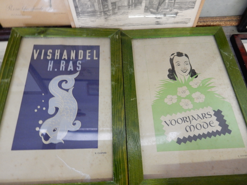 Duitse kleurets - stad Wenen + 23 andere ingelijste prenten kopen? Bied vanaf 1!