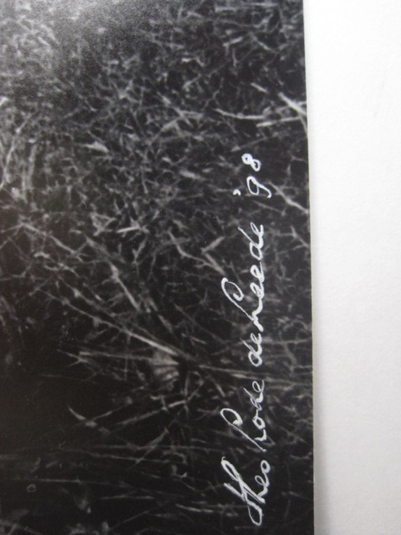 theo Lode de Leede 1934-2004 - unica z/w foto "staand model" gesigneerd kopen? Bied vanaf 1!