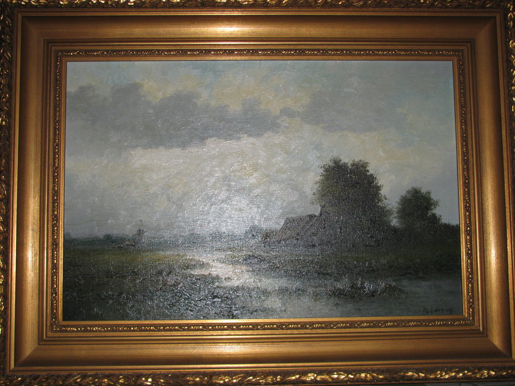 F.L. Corsius, Olieverf op doek, Landschap kopen? Bied vanaf 50!