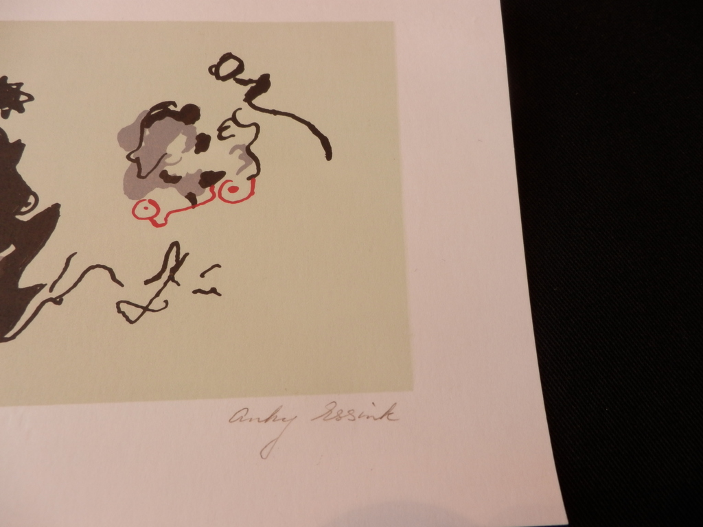 ANKY ESSINK  Zeefdruk  Handgesigneerd kopen? Bied vanaf 1!