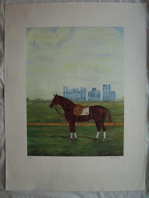 Henri Busy : Litho – Dutch Open Polo – gesigneerd – nr 1 van 100 ex. kopen? Bied vanaf 1!