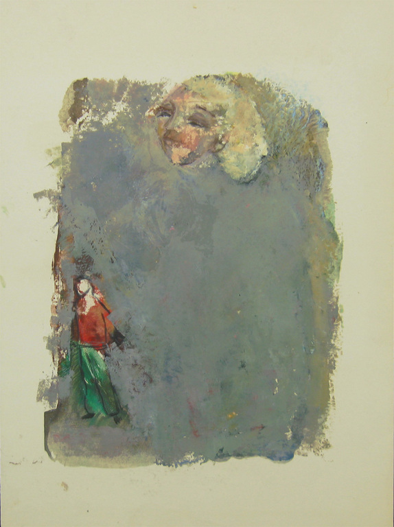 Irene Joffroy - olieverf op stevig papier - zonder titel kopen? Bied vanaf 24!