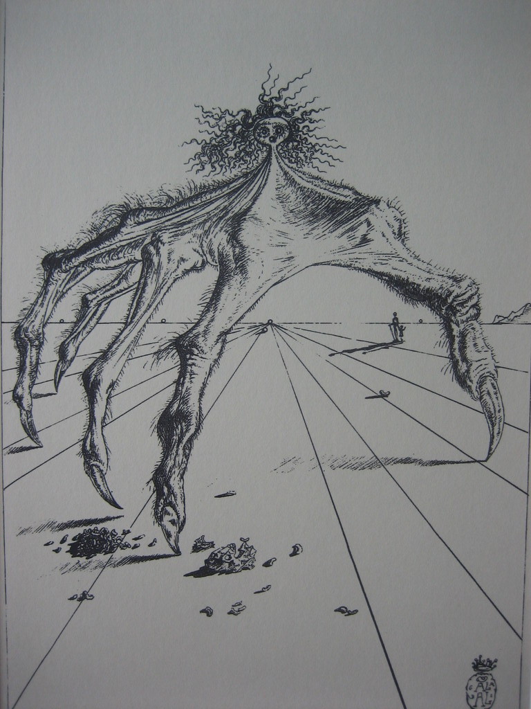 Salvador Dali - Mygale Spider - Lithografie - Oplage 2500 ex - 1944 kopen? Bied vanaf 1!