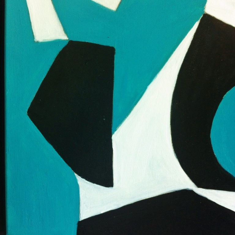 John Foppen -"Geo TQBW...."Olieverf  op canvas-gesigneerd-ingelijst-2016. kopen? Bied vanaf 149!