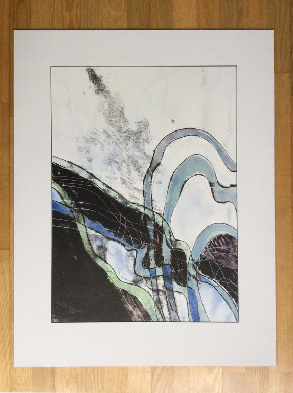 LAATSTE KANS! Willibrord Haas: gemengde techniek - abstract kopen? Bied vanaf 45!