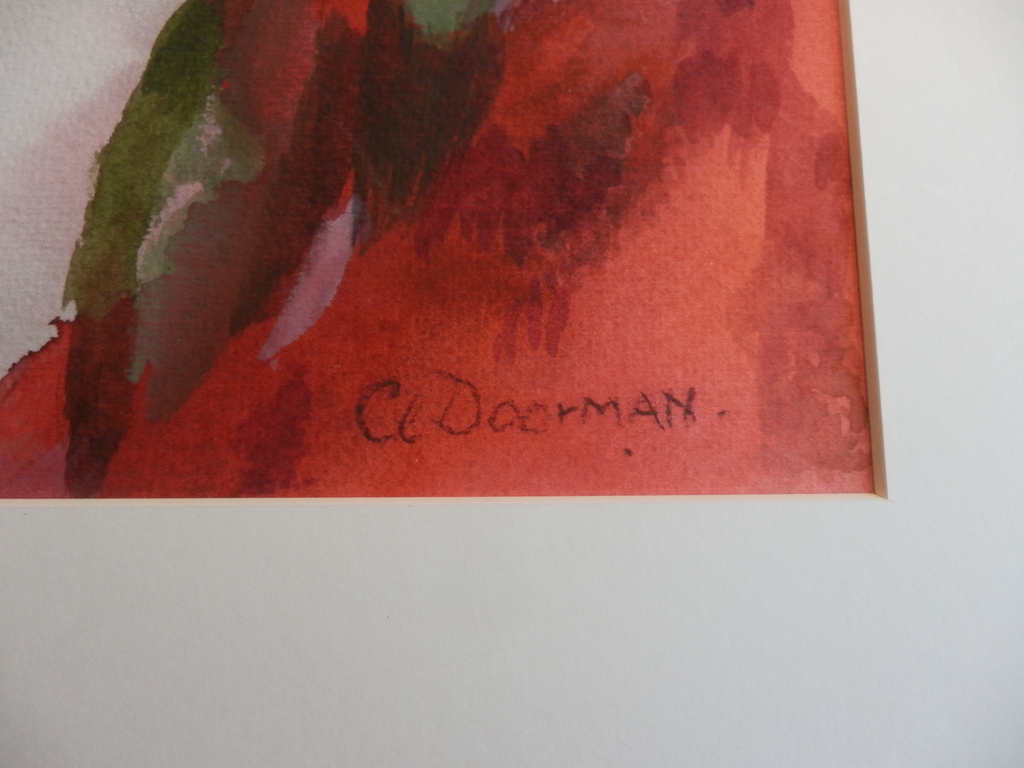 CLAUDINE DOORMAN  Aquarel  MARGRIETEN kopen? Bied vanaf 35!