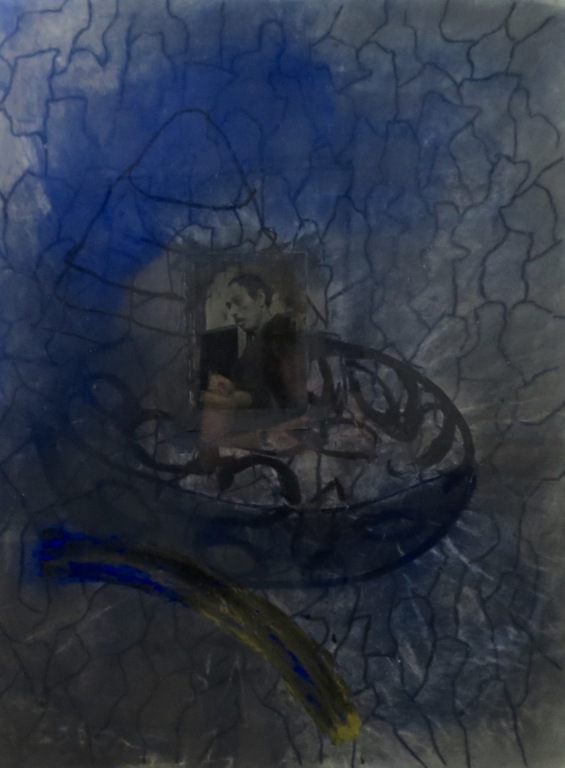 Mariette Linders: Gemengde techniek, Zonder titel - Ingelijst (groot) kopen? Bied vanaf 35!