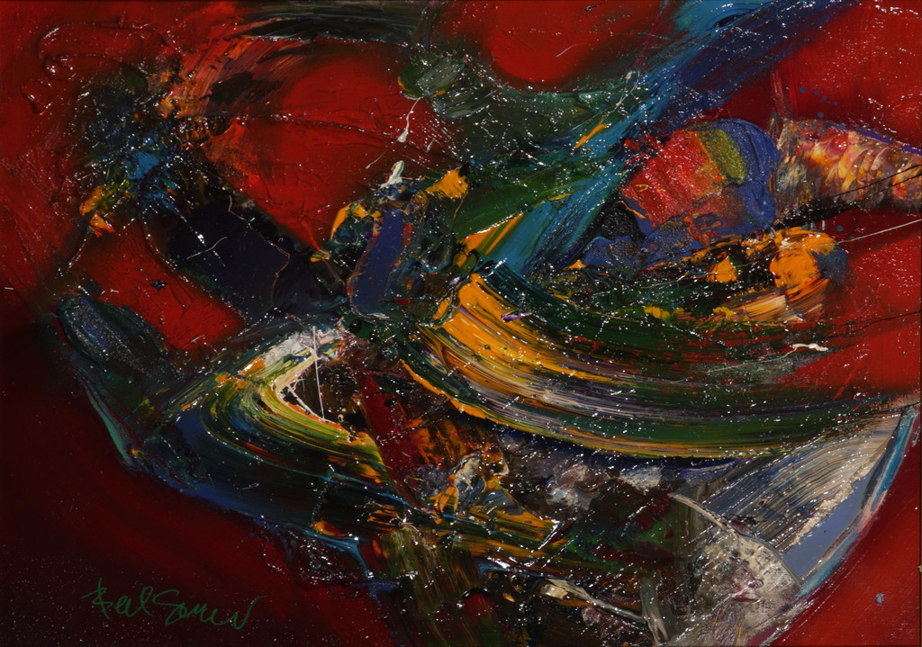 Bert Smidt: Acryl op doek, Z.T. - Ingelijst kopen? Bied vanaf 80!