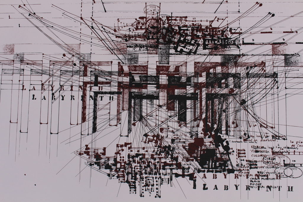 Gerti Bierenbroodspot (1940) -Gesigneerde litho XXL -75cm x105 cm - opl. 150 ex. kopen? Bied vanaf 50!