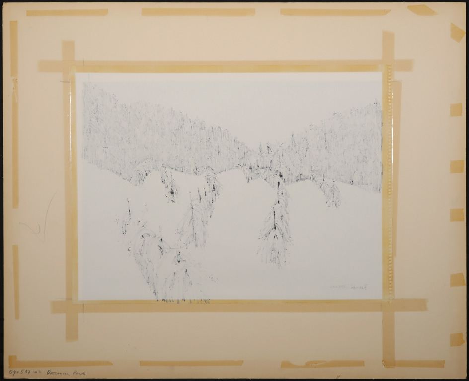 Randi Doorman: Stifttekening, Winterlandschap kopen? Bied vanaf 1!