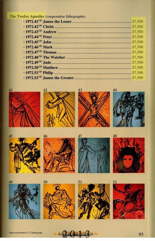 Salvador Dali: handgesigneerde, genummerde litho 1977 'James' kopen? Bied vanaf 950!