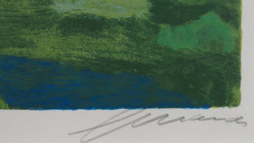 Eugene Brands: Litho, Vliegend figuur - Ingelijst kopen? Bied vanaf 250!