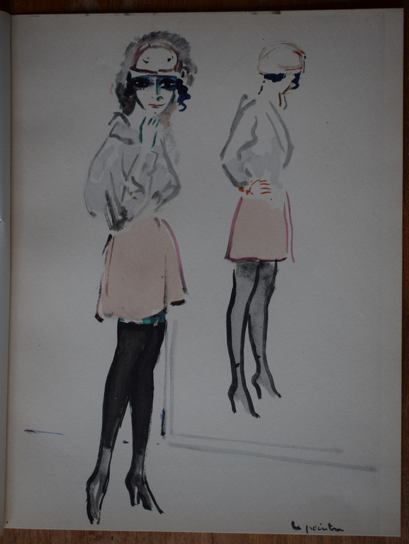 Kees van Dongen - Pochoir - Croquis kopen? Bied vanaf 550!