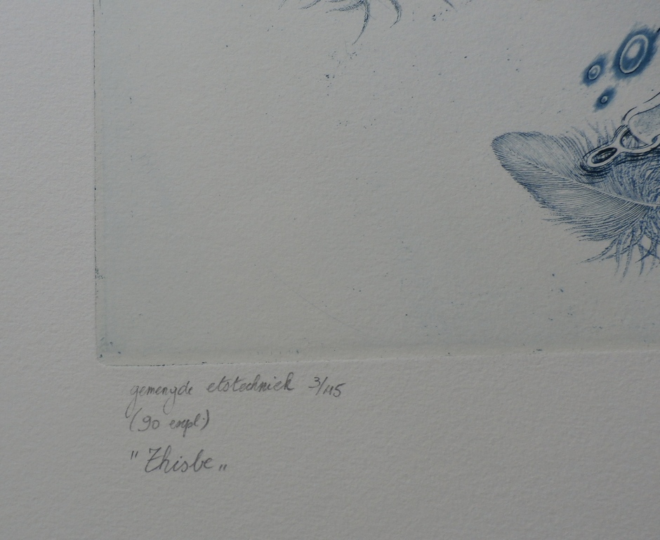 Hugo Besard - Ets - Titel: "Thisbe" - 1992 kopen? Bied vanaf 55!