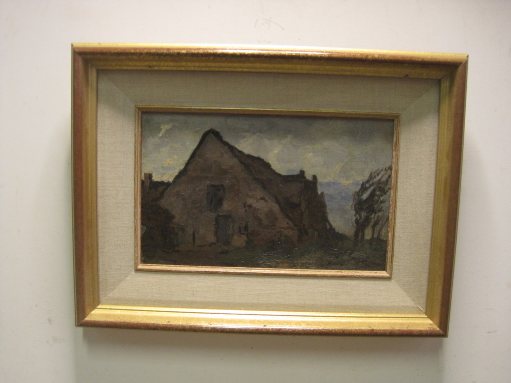 Stemmig antiek olieverf "Boerderij bij Hoogeveen" gesigneerd Jan Kagie 1885-1971 kopen? Bied vanaf 1!
