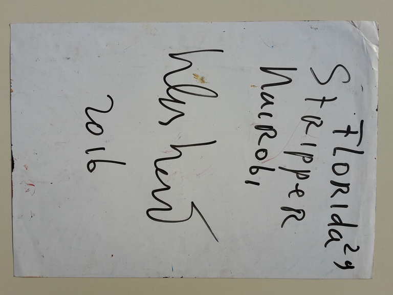 Peter Klashorst - Florida, stripper Nairobi - gem. techniek op papier - ges. kopen? Bied vanaf 55!
