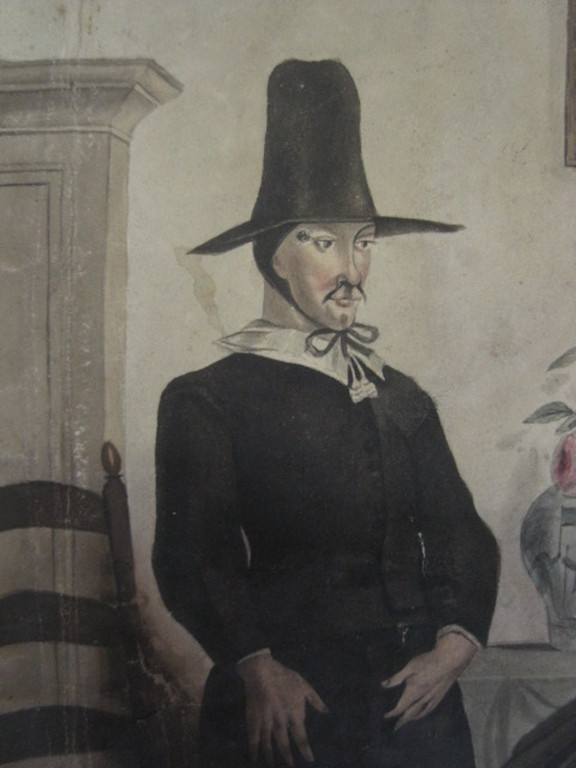 Bijzonder 17e eeuws Hollands Aquarel "portret van echtelieden" ongesigneerd kopen? Bied vanaf 1!