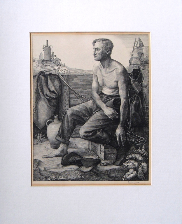 Levigne Hubert : allegorie op de arbeid kopen? Bied vanaf 49!