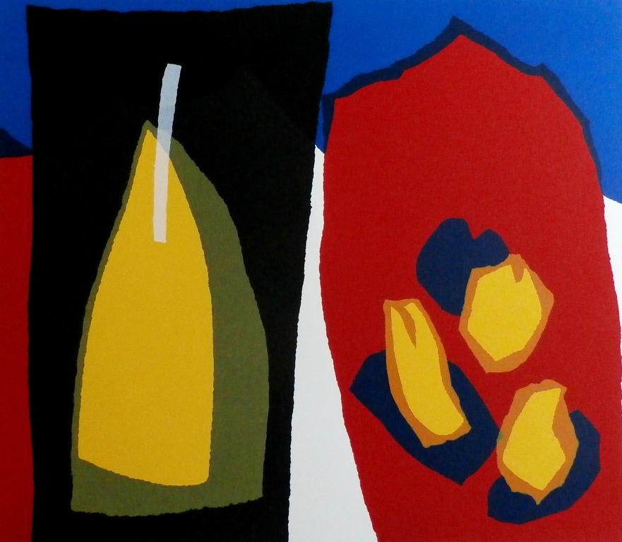 Gijs Keizer - Zeefdruk: compositie - 1996 - Groot! kopen? Bied vanaf 35!