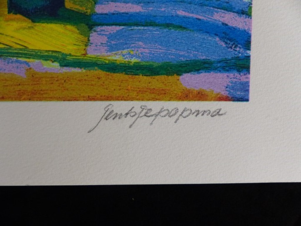 Zomer zeefdruk hand-gesigneerd kopen? Bied vanaf 50!