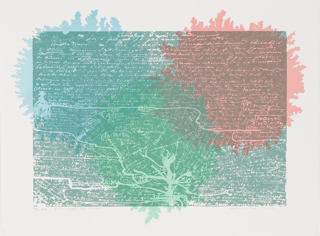 Titus Nolte - Généalogie de Nerval - 6 kleuren zeefdruk kopen? Bied vanaf 1!