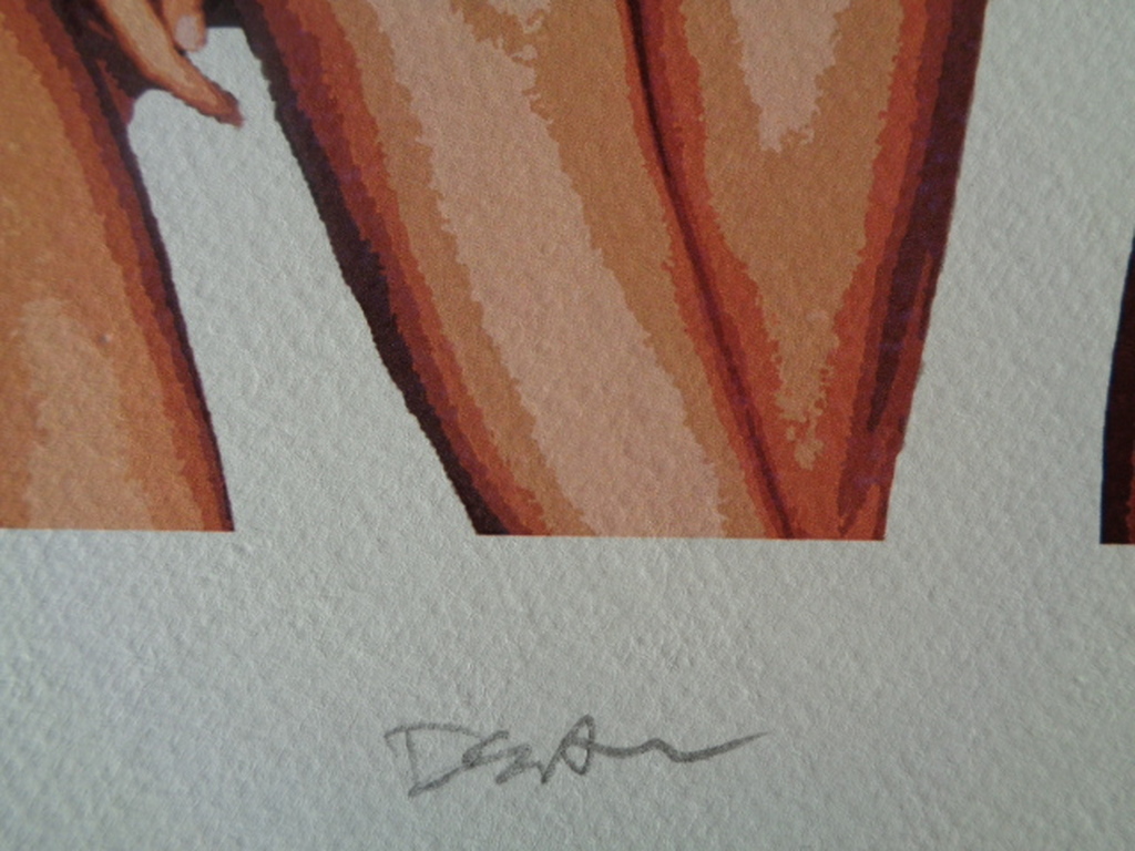 GROTE Fine Art Print,"Secrets", GESIGNEERD en COA, genummerd A/P of 1 t/m 100 kopen? Bied vanaf 1!