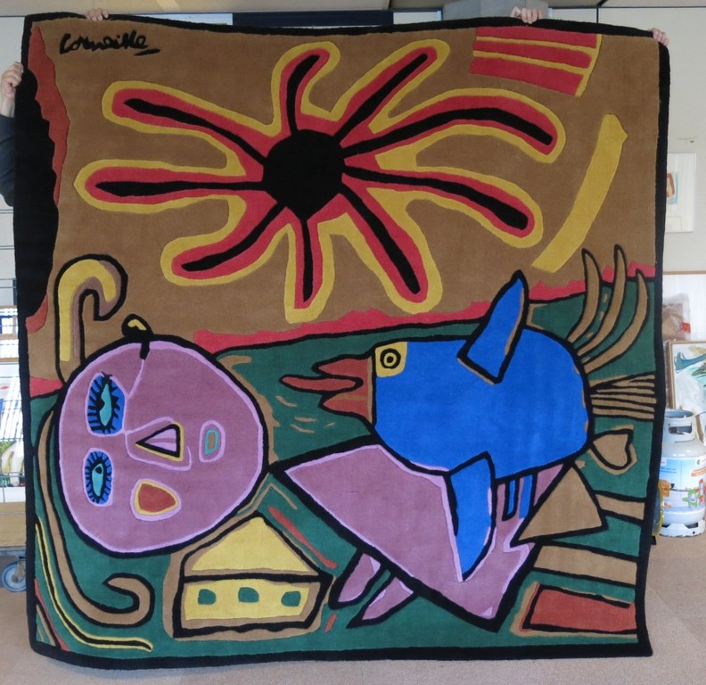 Corneille: Tapijt, L'Oiseau Bleu, Grand Soleil - groot kopen? Bied vanaf 650!