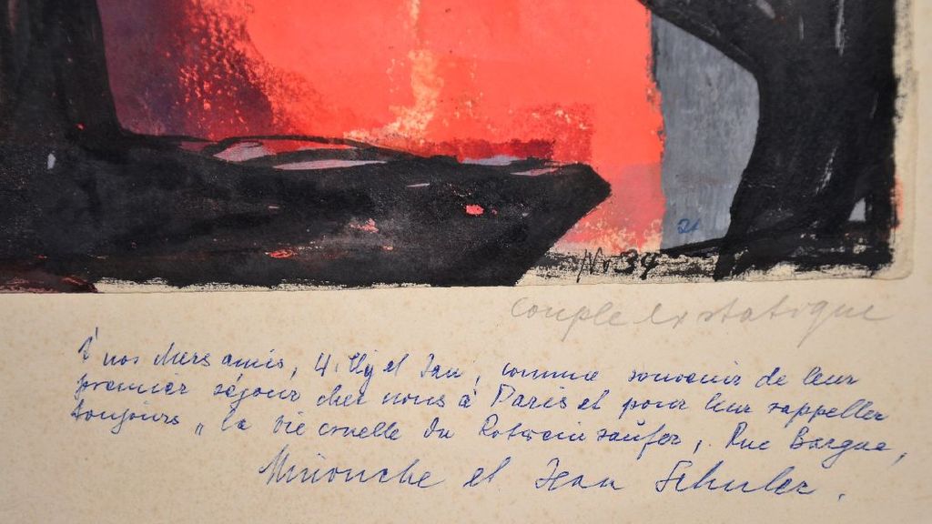 Jean Schuler: Gouache. Couple et Statique kopen? Bied vanaf 100!