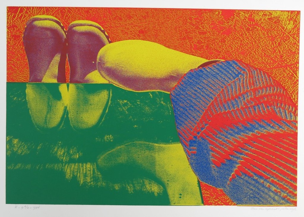 Theo Egeraat en Peter Dijk: Zeefdruk, Zonder Titel  kopen? Bied vanaf 1!