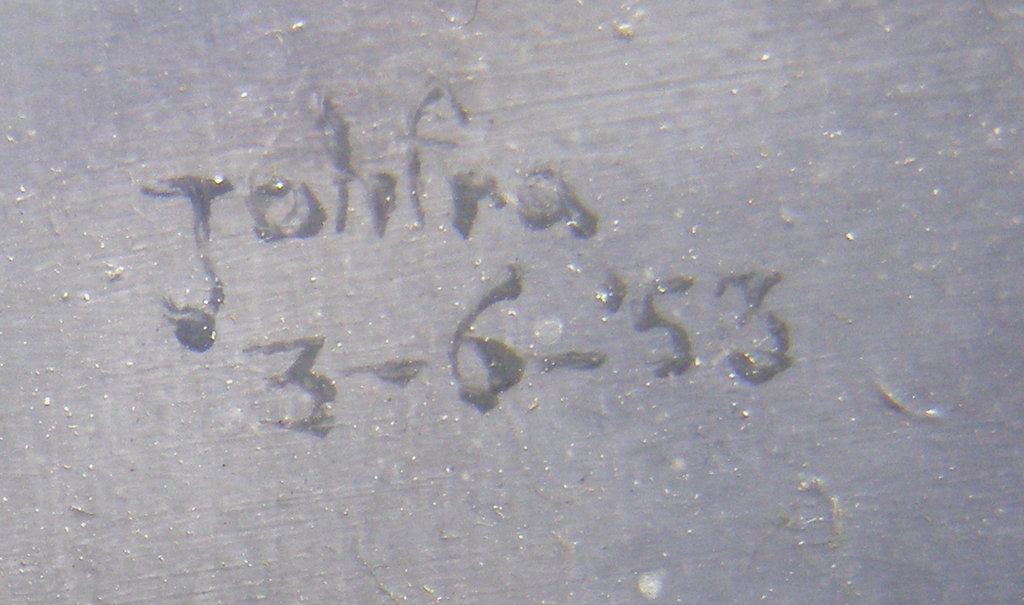 Johfra - Wolkenpartij - Olieverf op schilderscarton kopen? Bied vanaf 500!