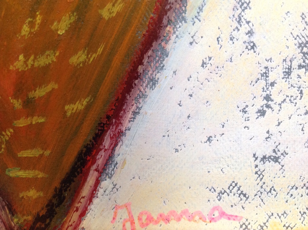 Janna, z.t. Olie op board,  82  x 72 cm  kopen? Bied vanaf 60!