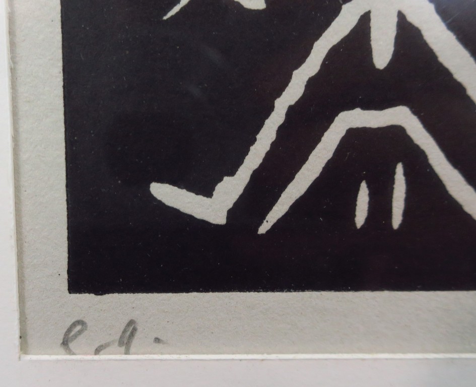 A.R. Penck: Lino, Z.T. - Ingelijst kopen? Bied vanaf 250!