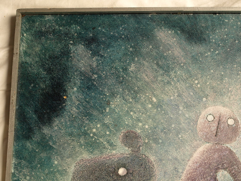 Huub Slabbers (1910-2002) : Acryl op spaanplaat – Yessna – gesigneerd - 1975 kopen? Bied vanaf 1!