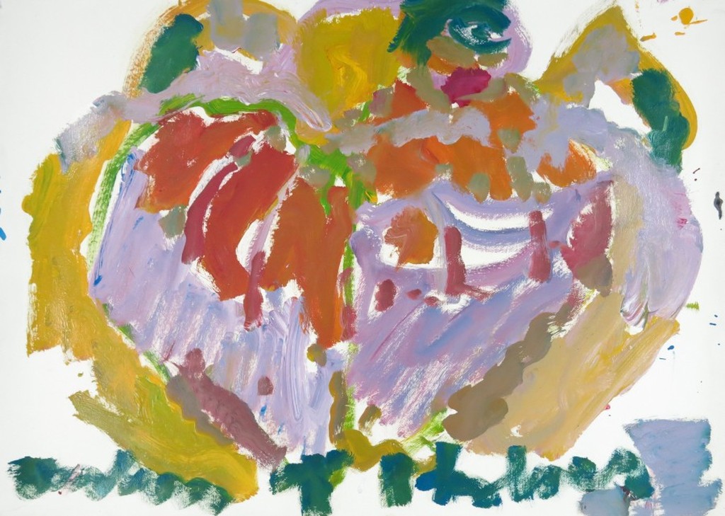 Anton Heyboer: Gouache en Olieverf op papier, Can Can danseres (groot) kopen? Bied vanaf 200!