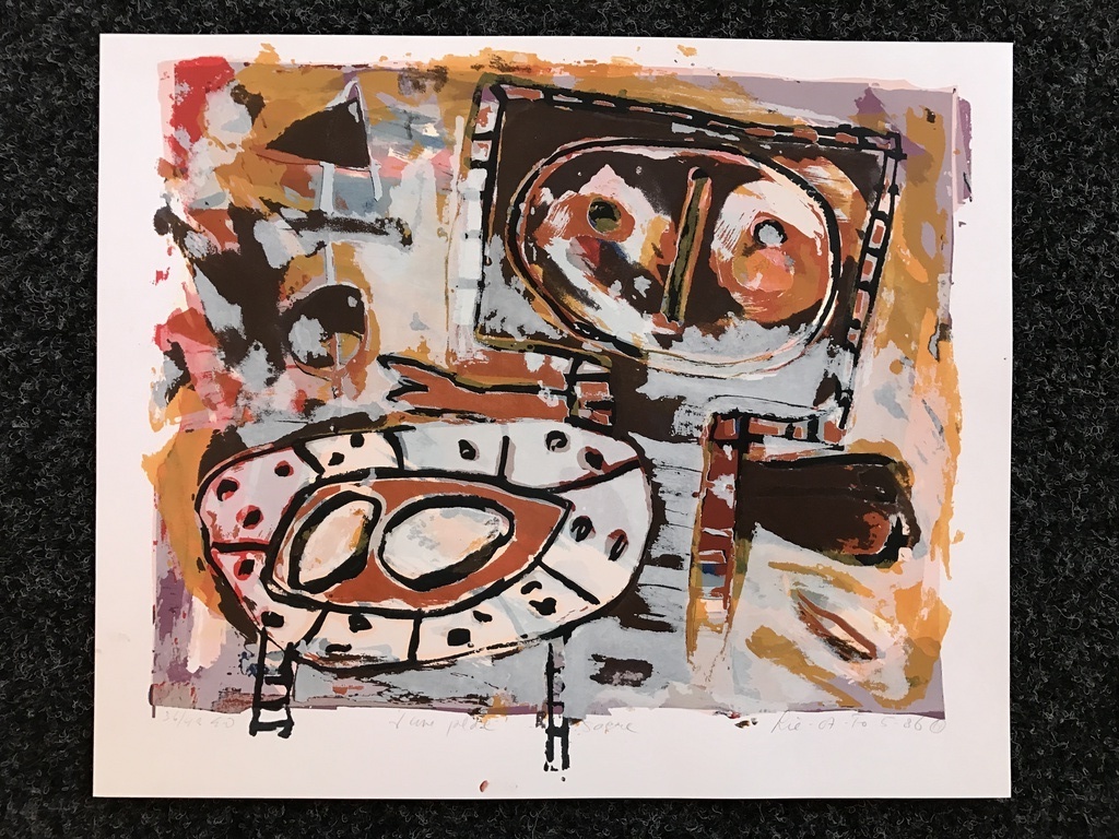 John Lie A Fo   1 originele zeefdruk / Litho gesigneerd 1986 kopen? Bied vanaf 1!