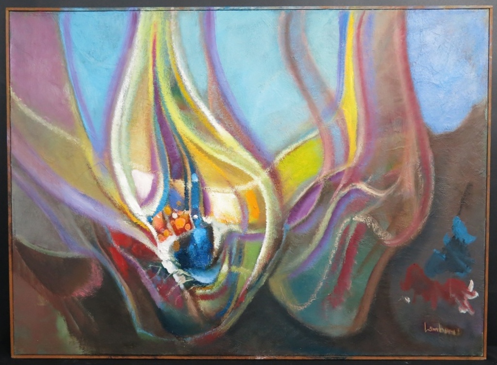 Lambertus de Jong: Olieverf op doek, Zonder titel - Ingelijst (groot) kopen? Bied vanaf 80!