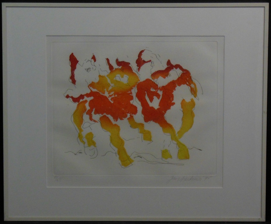 Jan Sierhuis: Ets, Zonder titel -Ingelijst kopen? Bied vanaf 1!