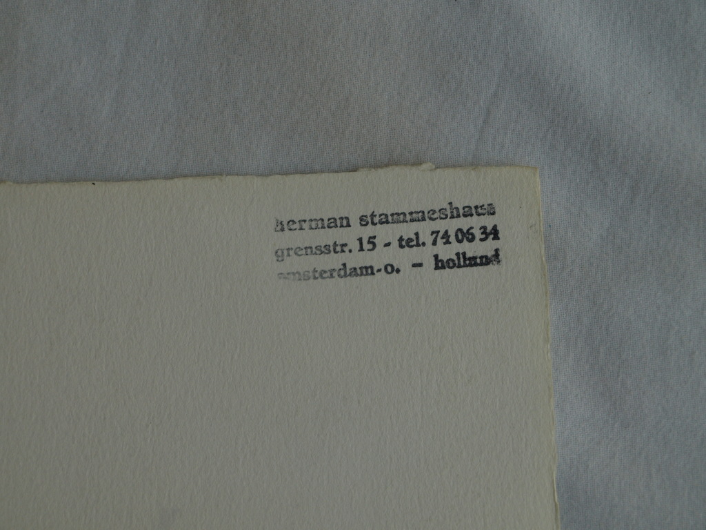 Herman Stammeshaus :  Houtsnede – Kudde II – 1971 – oplage 8 ex. kopen? Bied vanaf 25!