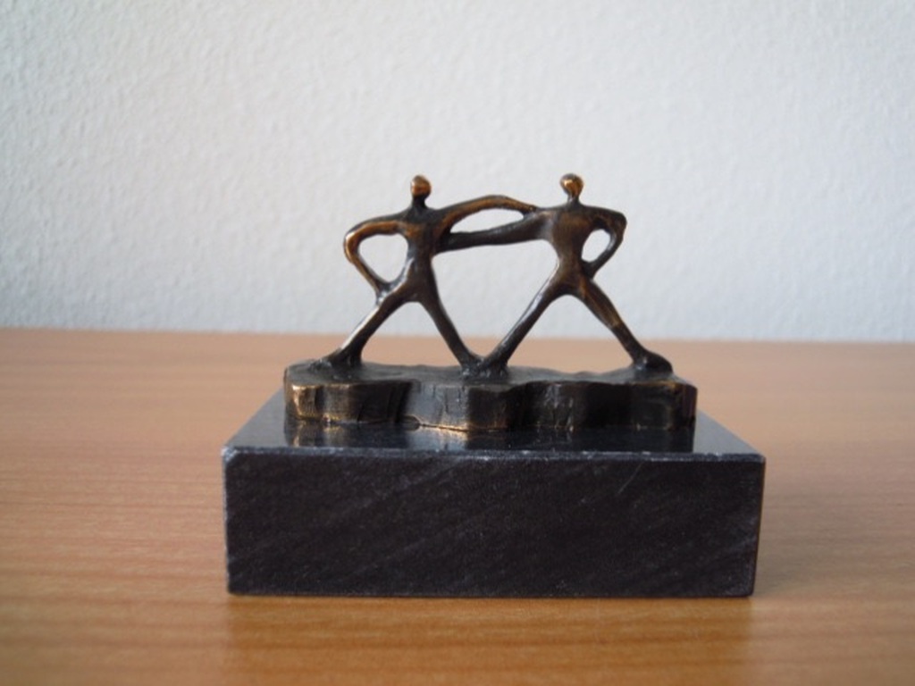 Bronzen beeldje CORRY AMMERLAAN - samen sterk. kopen? Bied vanaf 25!