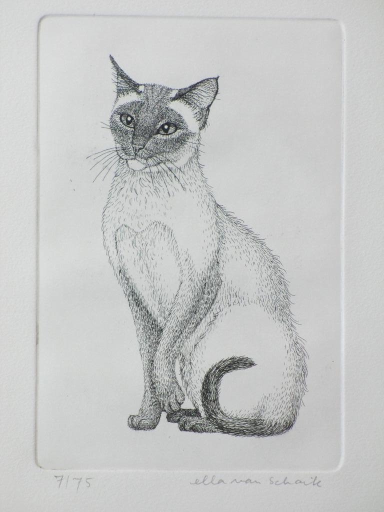 Ella van Schaik, Siamees, Ets kopen? Bied vanaf 30!