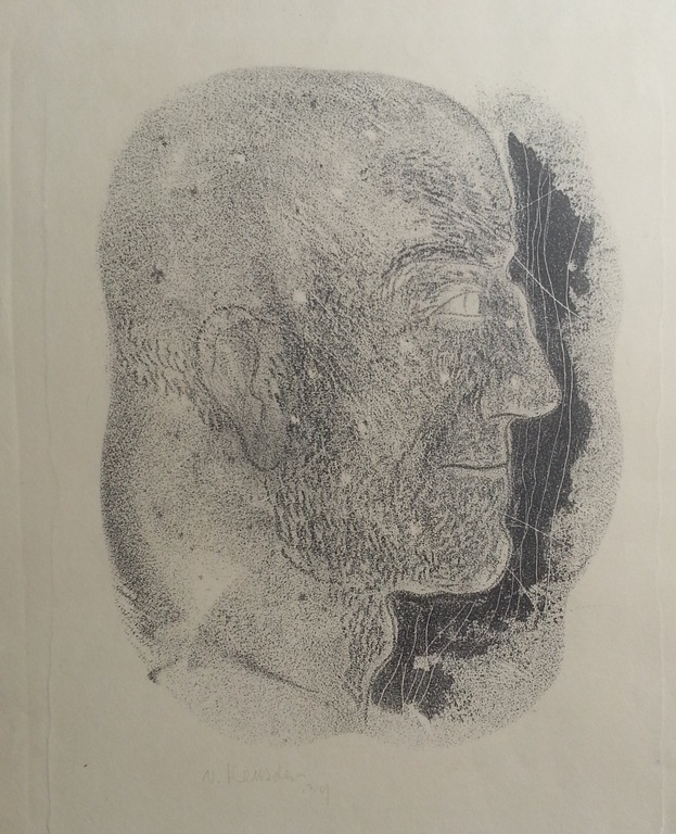 Wout van Heusden ' Profiel ' Litho 1939 gesigneerd kopen? Bied vanaf 1!