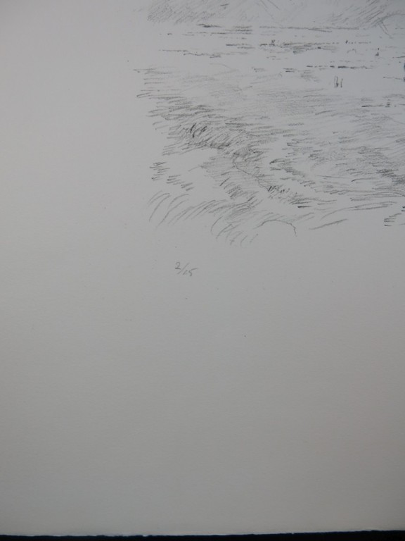 Friso ten Holt: Litho, Strandscene  kopen? Bied vanaf 50!