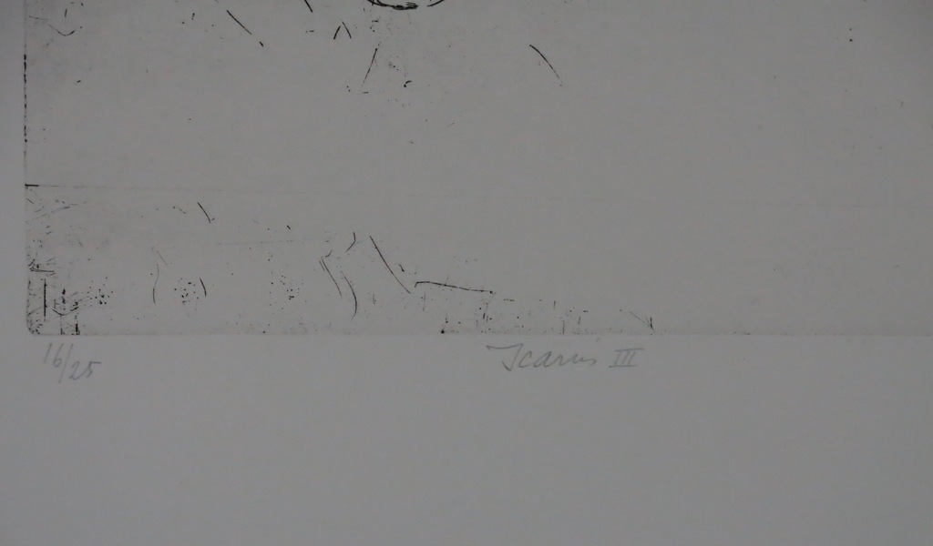 Robert Terwindt: Ets, Icarus III kopen? Bied vanaf 20!