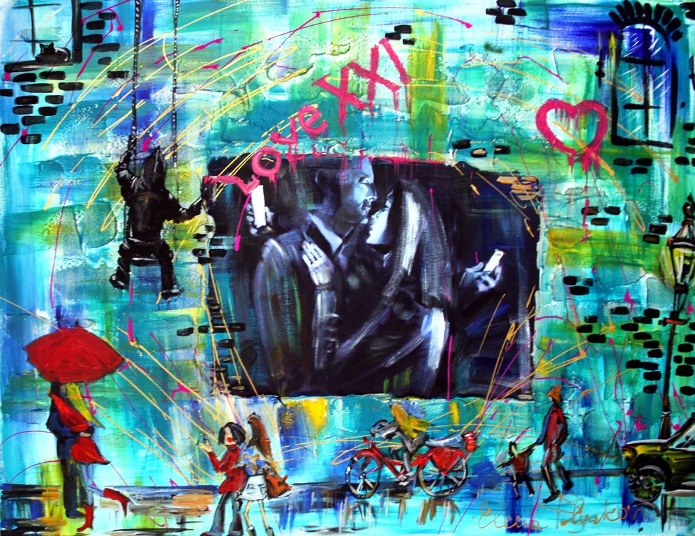 Elena Polyakova: Acrylverf , Graffiti artist kopen? Bied vanaf 95!