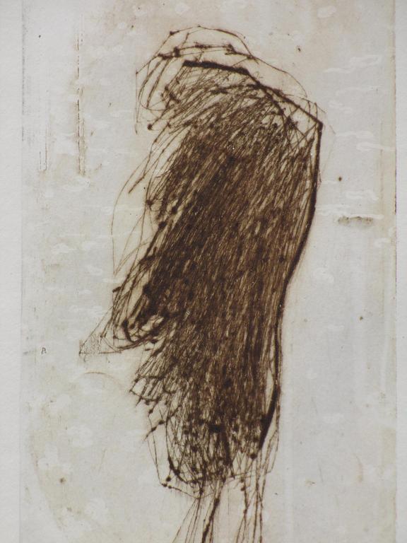 Krin Rinsema, Staande figuur, Ets in bruin kopen? Bied vanaf 50!