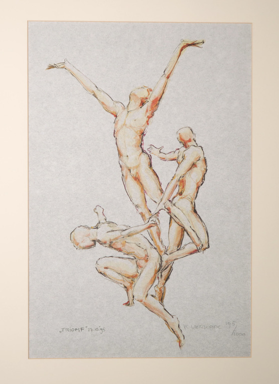 Kees Verkade: Zeefdruk, Triomf verkocht voor € 35!