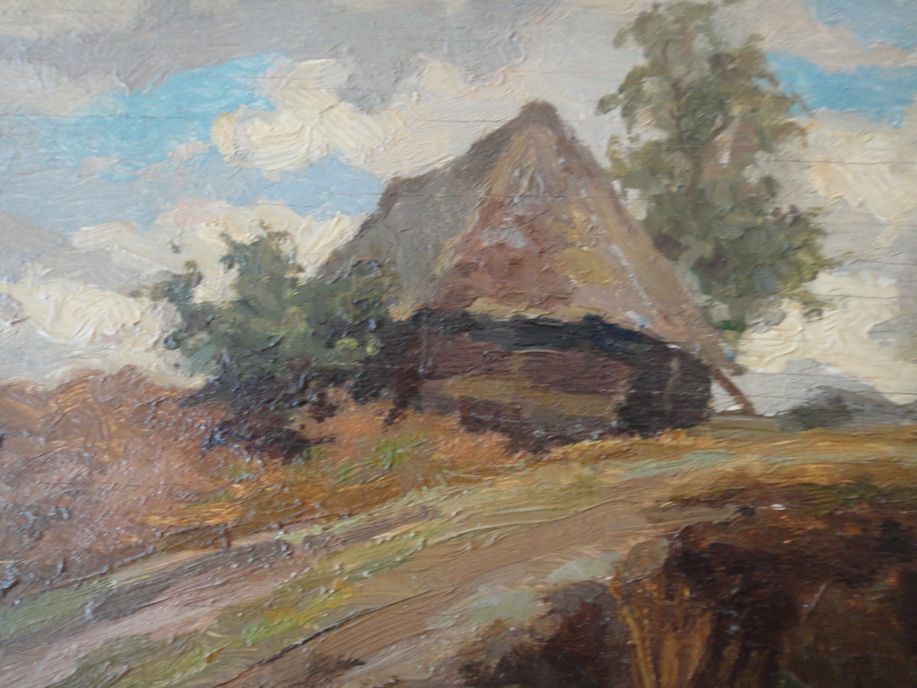 Leonard Pieter Versteeg, olieverf op doek, heidelandschap met bloeiende brem kopen? Bied vanaf 1!